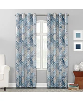 Lawson Global Medallion Print Room Darkening Grommet Curtain Panel