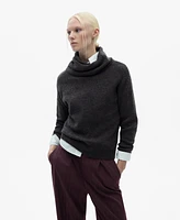 Mango Women's Turtleneck Knit Sweater