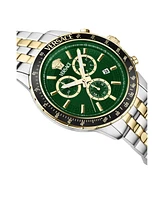 Versace Men's Sport Chrono Two-Tone Stainless Steel Bracelet Watch