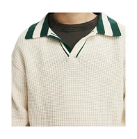 Cotton On Boys Preston Long Sleeve Knit Polo