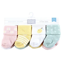 Hudson Baby Baby Girls Hudson Cotton Rich Newborn and Terry Socks