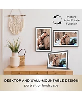 Impecca 15.6” Smart Digital Photo Frame, Touchscreen, Up to 100,000 photos