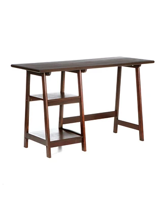 Slickblue Wood Home Office Laptop Desk for Efficient Work and Study Spaces