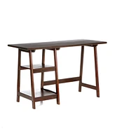 Slickblue Wood Home Office Laptop Desk for Efficient Work and Study Spaces