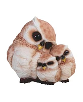 Fc Design "2-pc Gift Set" 4.75"H Lovely Owl Family Figurine Statue Ornament Home Room Office Decor and Perfect Gift Ideas for Housewarming, Holidays a