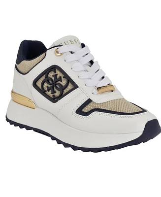 Guess Women's Koyaa Quattro-g Logo Retro Jogger Sneakers