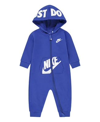 Nike Baby Boys Full-Zip Logo Coverall