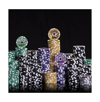 Slickblue Roller Holo Inlay Poker Chips (25-Pack) – Premium Casino-Style Chips