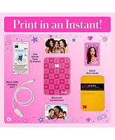 Kodak Barbie x Step Slim Wireless Instant Portable Photo Printer