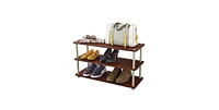 Slickblue 3-Shelf Modern Shoe Rack - Stylish Storage Organizer for Entryway