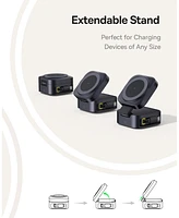 Baseus PicoGo Charging Station Qi2 67W Magnetic Charger Stand Wireless Charger with Retractable Cable