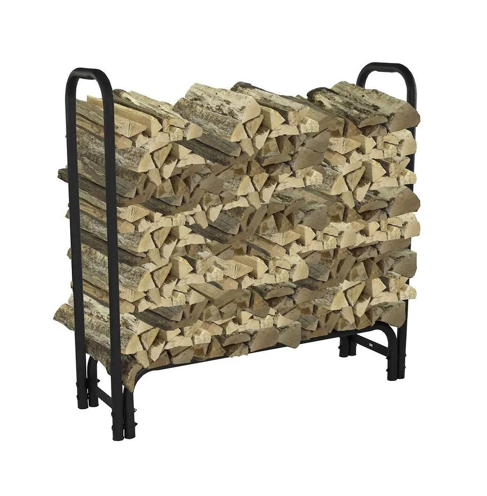 Slickblue Heavy Duty Firewood Rack Easy to Assemble for Outdoor Storage