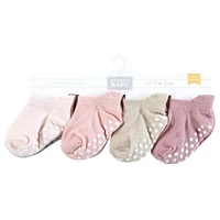 Hudson Baby Girls Non-Skid No-Show Socks