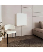 Stovall Folding Table, 4 Shelves, White