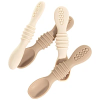 Sperric Toddler Silicone Spoons Led Weaning 4-Pack