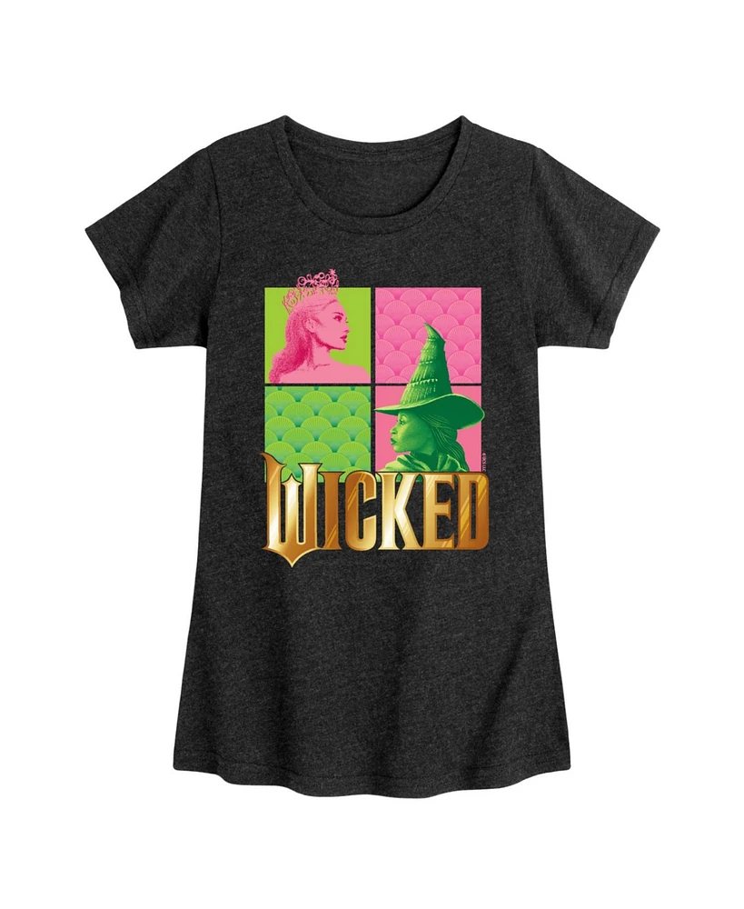 Wicked Big Girls Elphaba Glinda Graphic Tee