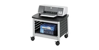 Slickblue Printer Stand Mobile Office Cart - Space-Saving Under-Desk Design