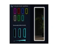 Vlsrka Full-Length Mirror with Adjustable Rgb Lighting