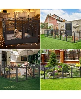 Bingopaw Pet Indoor Playpen Crate with Waterproof Heavy Duty Puppy Outdoor Exercise Play Pen