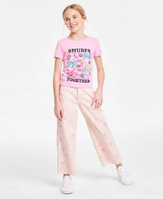 Epic Threads Girls Smurfs Baby T Shirt Riveria Cropped Wide Leg Pants Exclusively At Macys