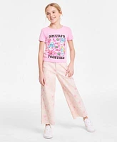 Epic Threads Girls Smurfs Baby T Shirt Riveria Cropped Wide Leg Pants Exclusively At Macys