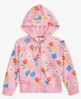 Epic Threads Toddler Girls Floral Full-Zip Hoodie, Exclusively at Macy's