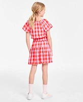 Epic Threads Little Big Girls Gingham Smocked Top Bubble Skirt Exclusively At Macys