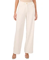 1.state Women's High Rise Straight-Leg Pants