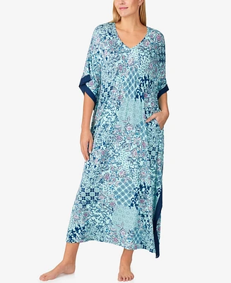 Ellen Tracy Women's Soft Shirring V- Neck Caftan