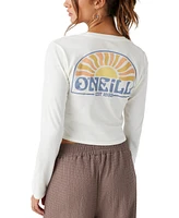 O'Neill Juniors' Coast To Cotton Logo-Graphic Top