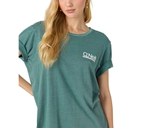 O'Neill Juniors' Boyfriend Cotton Logo Short-Sleeve T-Shirt