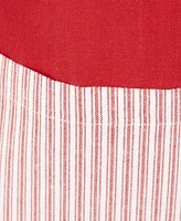 Design Imports Candy Cane Factory Ruffle Apron