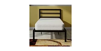 Slickblue Metal Platform Bed Frame with Headboard Included