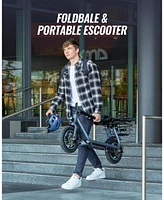 Urbanmax X2 Electric Scooter for Adults with Basket, 12" Adult Electric Scooters for Teens with Max 20 Miles & 18.6MPH Power by 550W, Foldable Electri