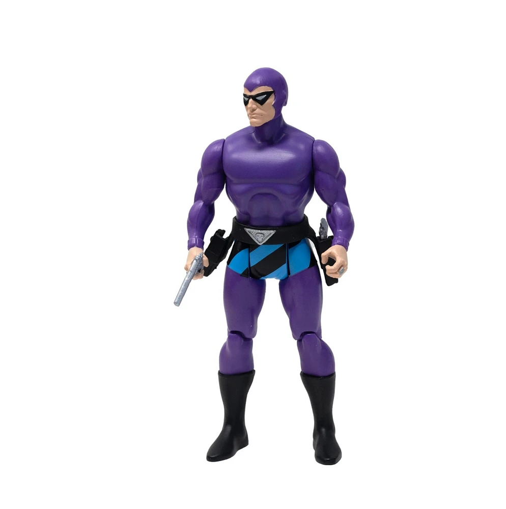 Boss Fight Studio The Phantom, King Features Comics Power Stars Collectible Action Figure – Retro-Style Figurine with Accessories, Detailed Scu