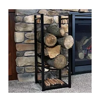 Slickblue Firewood Log Rack for Indoor and Outdoor Storage