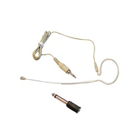 Pyle Headworn Omni-Directional Microphone, 1.2M Wired Boom, 3.5mm/1/4" Adapter