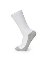 Alpine Swiss Men's 3 Pack Crew Socks Cotton Athletic Performance Socks Size 6-12