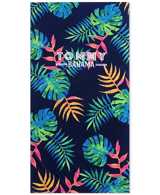 Tommy Bahama Home Leafy Paradise Cotton Oversized Beach Towel, 72" x 36"