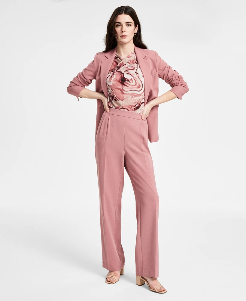 Bar Iii Women's High-Rise Wide-Leg Pants, Exclusively at Macy's