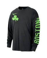 Nike Men's Black Boston Celtics 2024/25 City Edition Courtside Max90 Heavyweight Long Sleeve T-Shirt