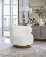 Homelegance 35" White Label Lyman Swivel Chair