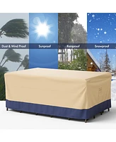 Gouun Patio Furniture Cover with Padded Handle and Click-Close Straps-90 x 50 x 32 inches