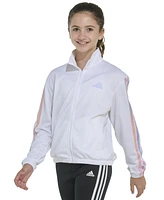 adidas Big Girls Long-Sleeve 3-Stripe Printed Track Jacket