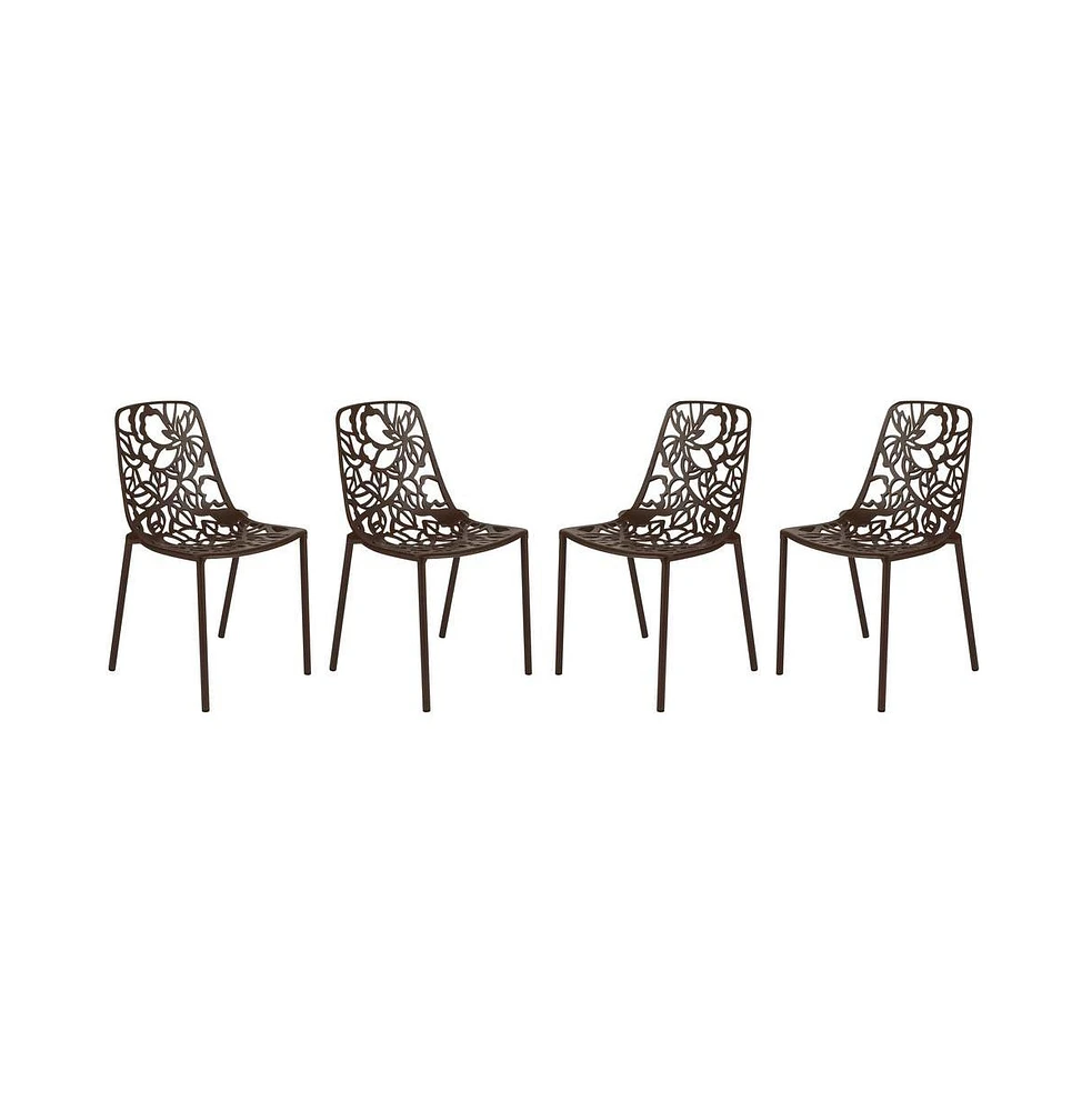 LeisureMod Modern Devon Aluminum Chair