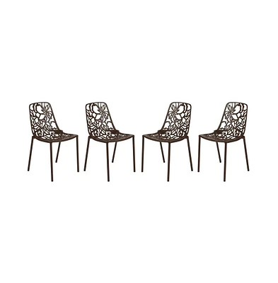 LeisureMod Modern Devon Aluminum Chair