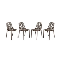 LeisureMod Modern Devon Aluminum Chair