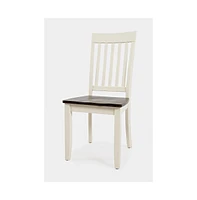 Jofran Decatur Lane Farmhouse Solid Wood Dining Chair (Set of 2)