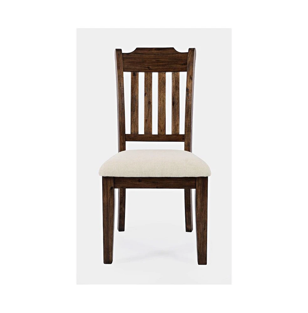 Jofran Bakersfield Mission Style Slatback Solid Acacia Dining Chair (Set of 2)