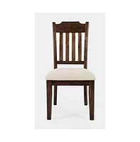 Jofran Bakersfield Mission Style Slatback Solid Acacia Dining Chair (Set of 2)